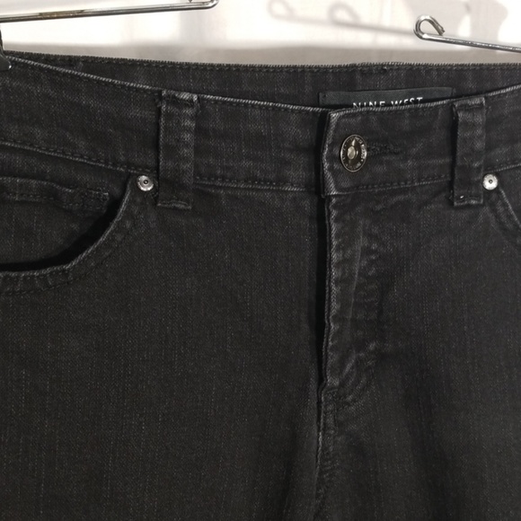 Nine West black 6/27 short jeans - Picture 3 of 11